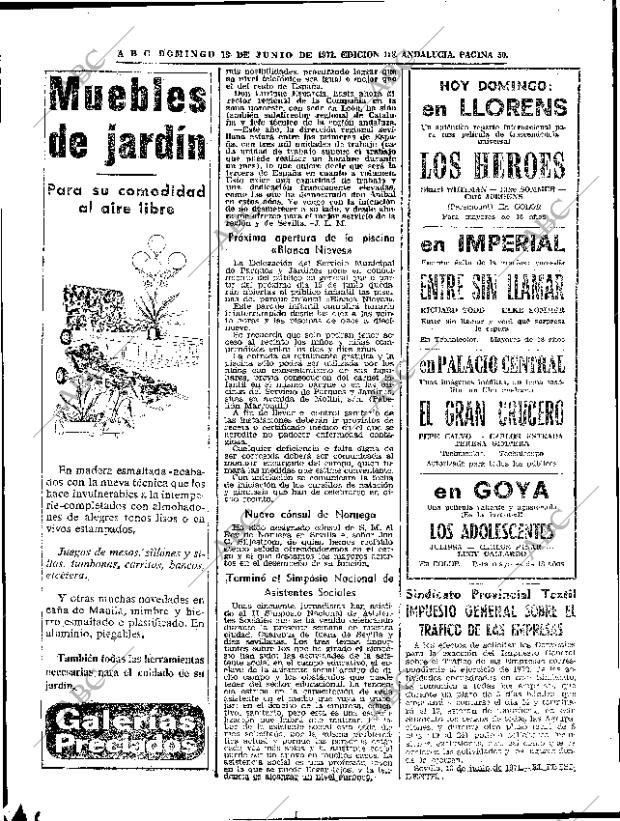 ABC SEVILLA 13-06-1971 página 50