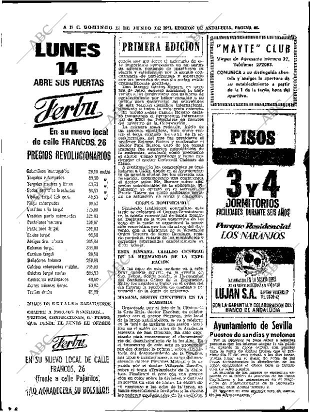 ABC SEVILLA 13-06-1971 página 56