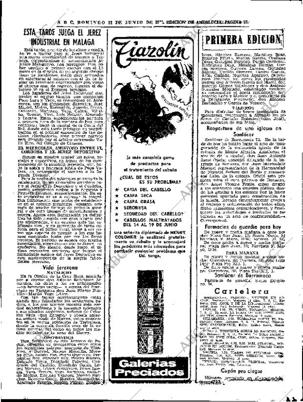 ABC SEVILLA 13-06-1971 página 57