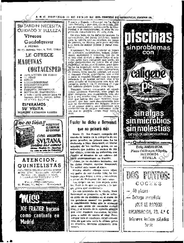 ABC SEVILLA 13-06-1971 página 64