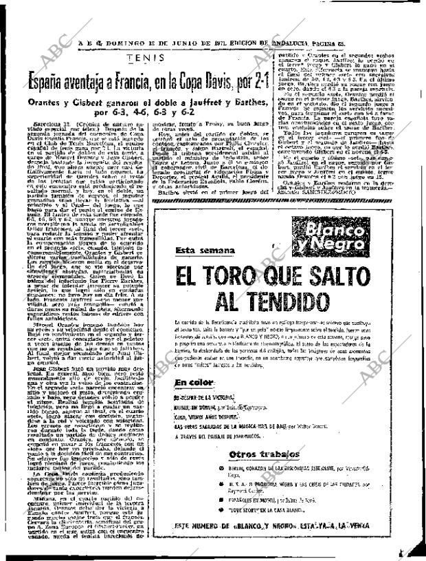 ABC SEVILLA 13-06-1971 página 65