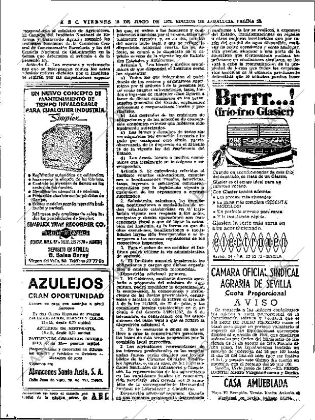 ABC SEVILLA 18-06-1971 página 52