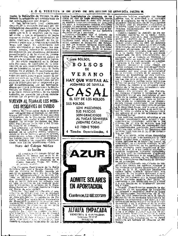 ABC SEVILLA 18-06-1971 página 66