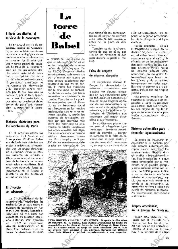 BLANCO Y NEGRO MADRID 19-06-1971 página 75