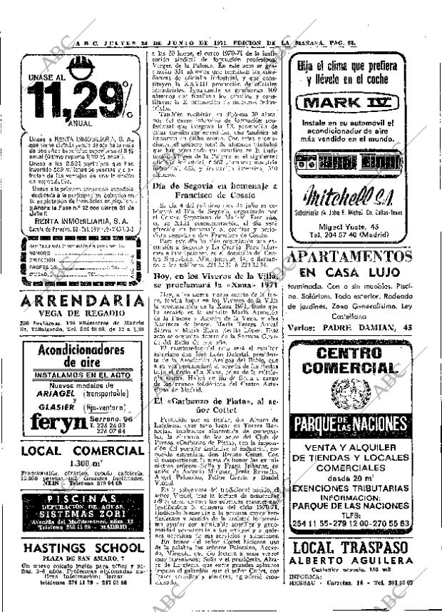 ABC MADRID 24-06-1971 página 52