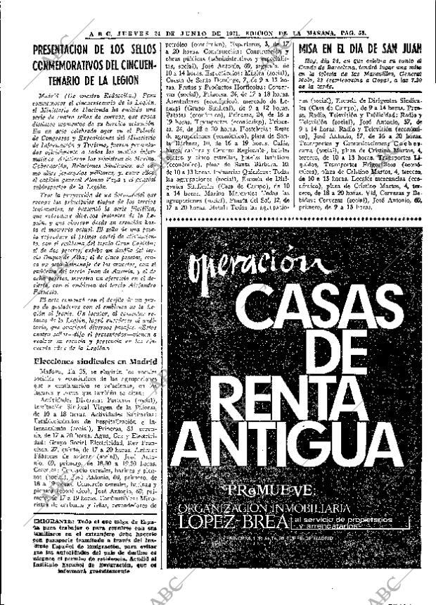 ABC MADRID 24-06-1971 página 53