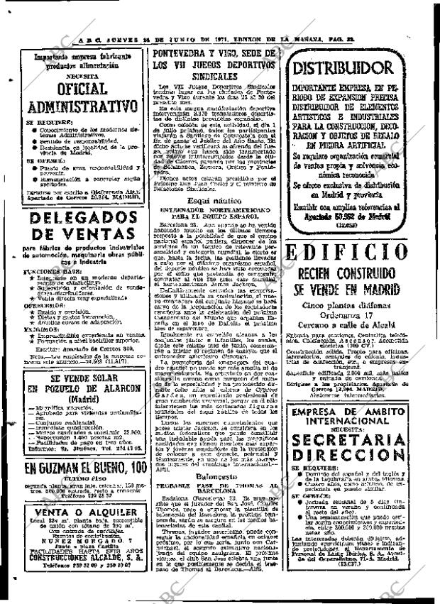 ABC MADRID 24-06-1971 página 82