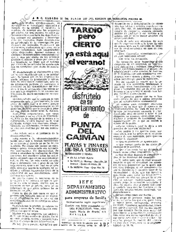 ABC SEVILLA 26-06-1971 página 42