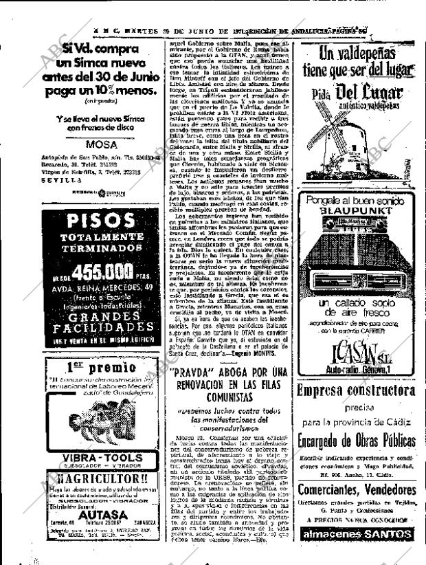 ABC SEVILLA 29-06-1971 página 34