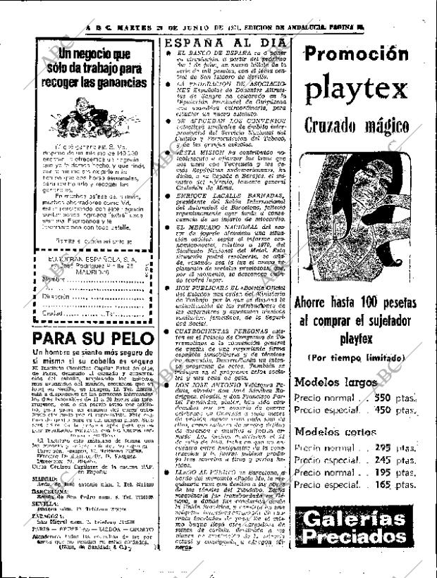 ABC SEVILLA 29-06-1971 página 38