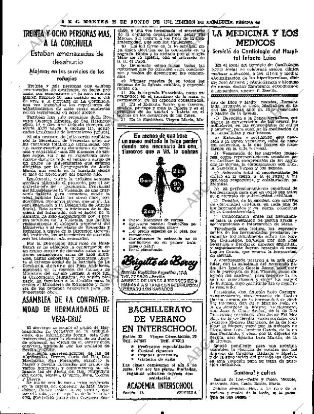 ABC SEVILLA 29-06-1971 página 49