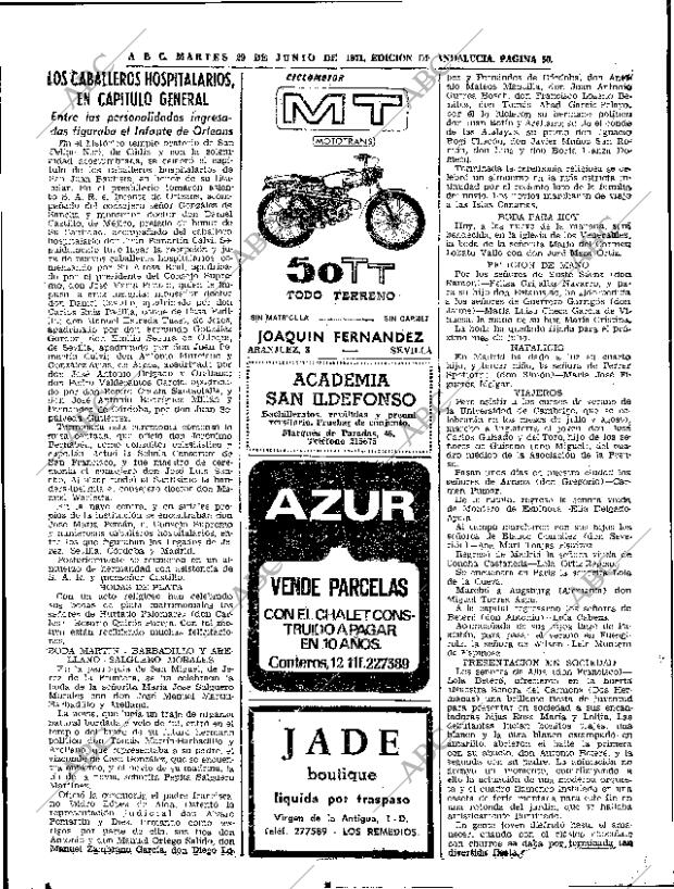 ABC SEVILLA 29-06-1971 página 50