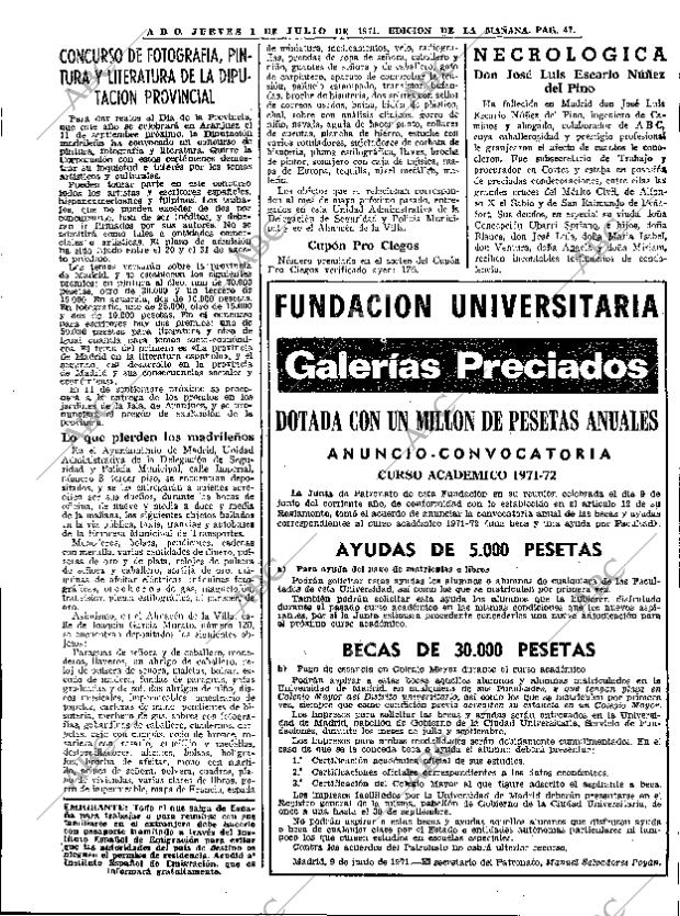 ABC MADRID 01-07-1971 página 61