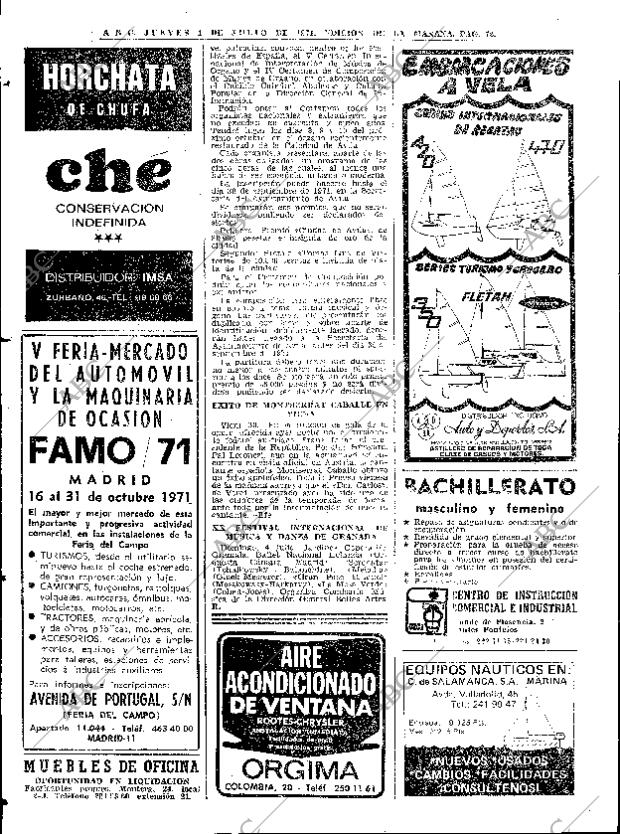 ABC MADRID 01-07-1971 página 86