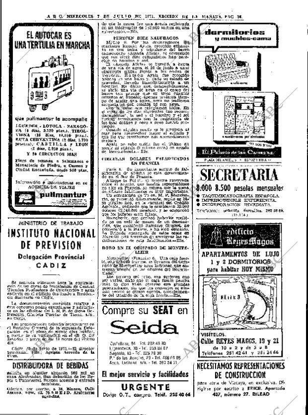 ABC MADRID 07-07-1971 página 50