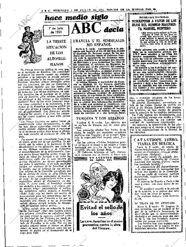 ABC MADRID 07-07-1971 página 63