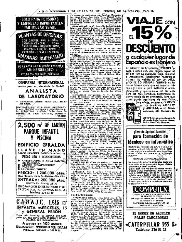 ABC MADRID 07-07-1971 página 91