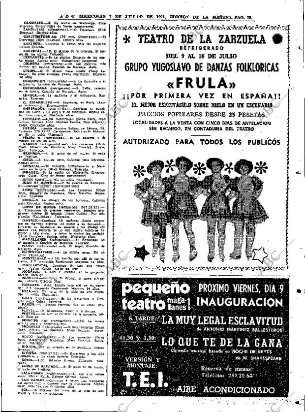 ABC MADRID 07-07-1971 página 93