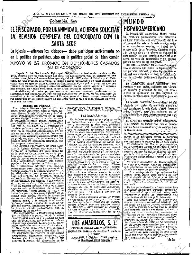 ABC SEVILLA 07-07-1971 página 26