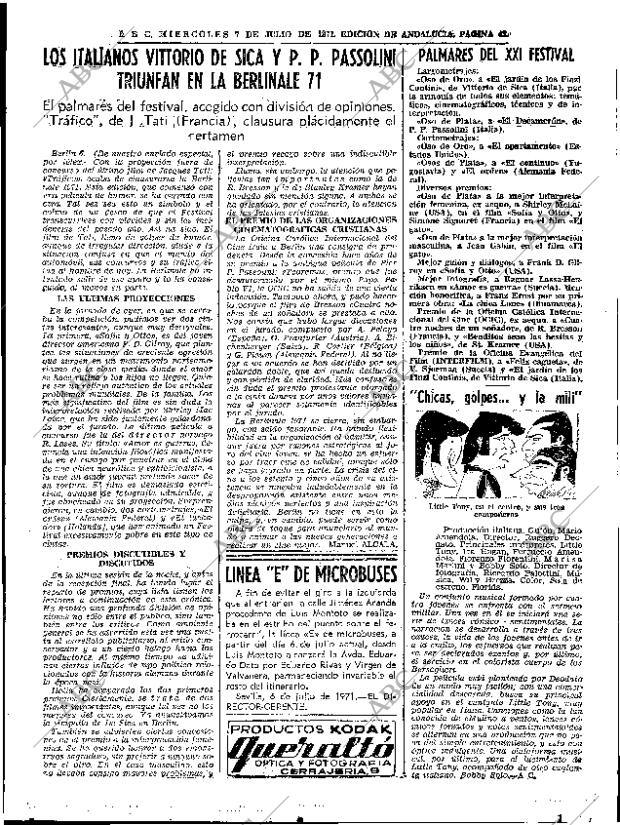 ABC SEVILLA 07-07-1971 página 43