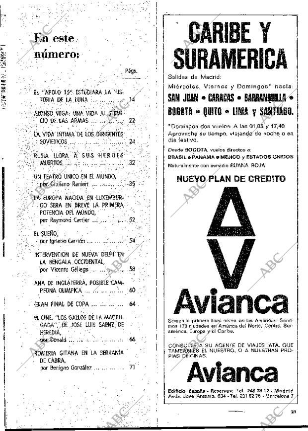 BLANCO Y NEGRO MADRID 10-07-1971 página 21