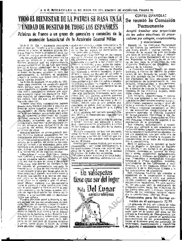 ABC SEVILLA 14-07-1971 página 25