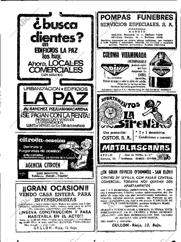 ABC SEVILLA 16-07-1971 página 74