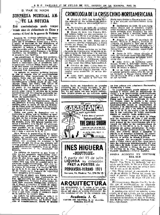 ABC MADRID 17-07-1971 página 33