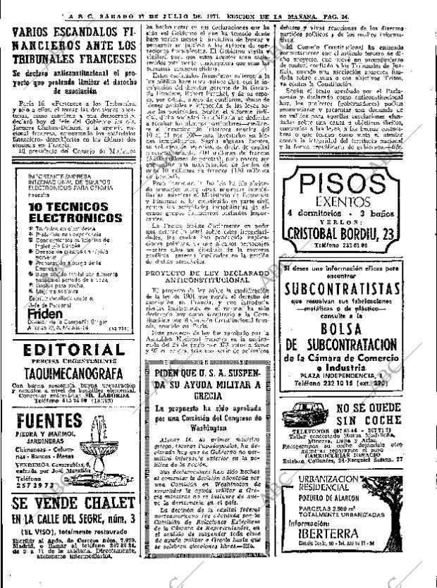 ABC MADRID 17-07-1971 página 38