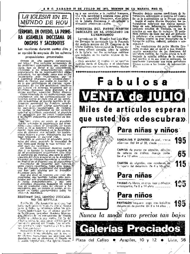 ABC MADRID 17-07-1971 página 45