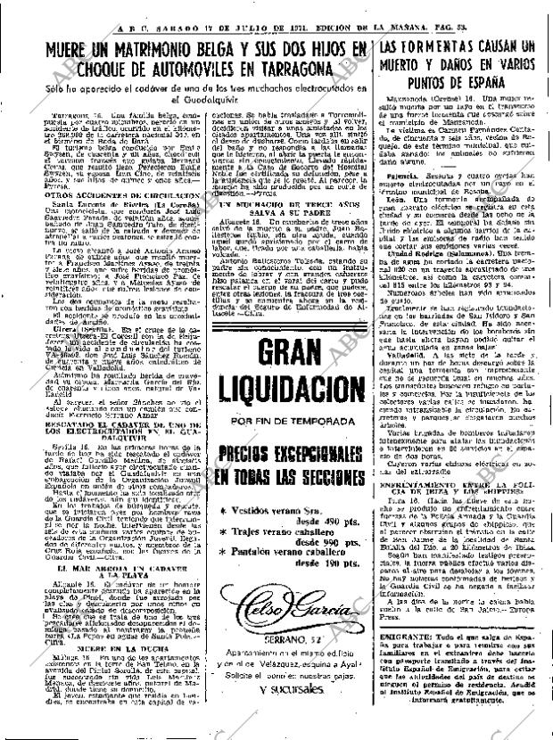 ABC MADRID 17-07-1971 página 47