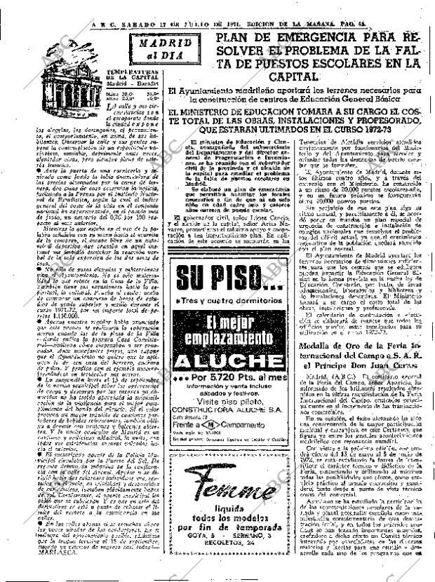 ABC MADRID 17-07-1971 página 57