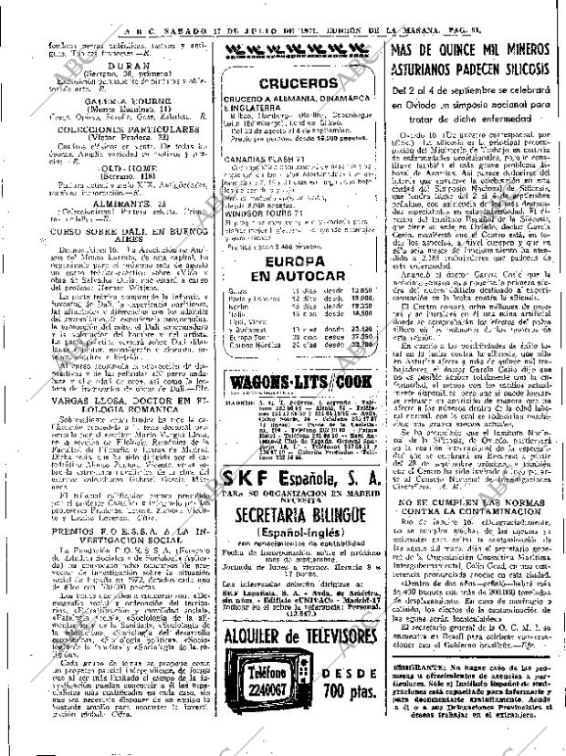 ABC MADRID 17-07-1971 página 65