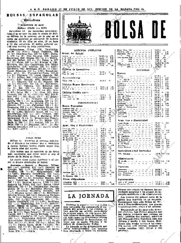 ABC MADRID 17-07-1971 página 70