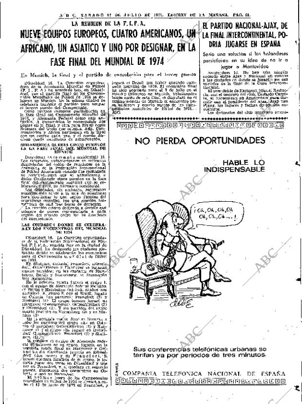 ABC MADRID 17-07-1971 página 75