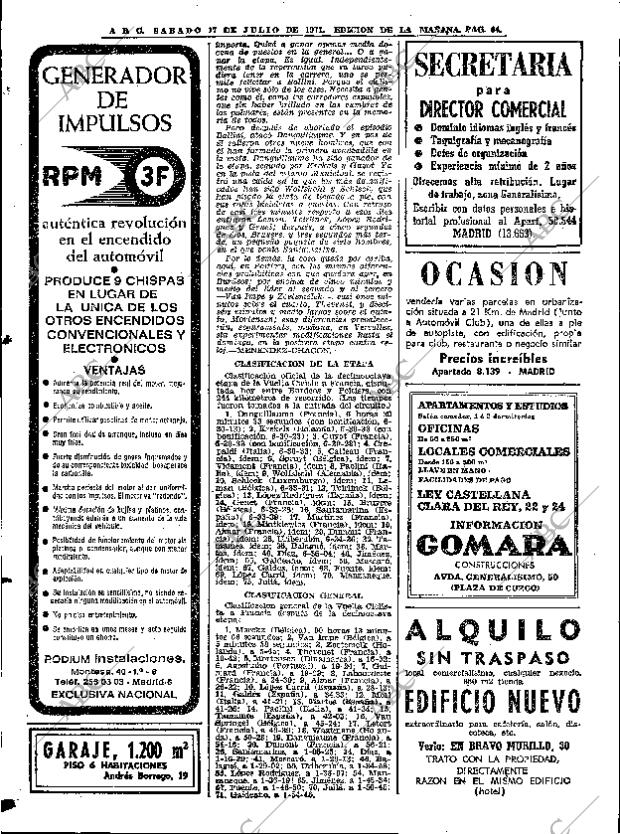 ABC MADRID 17-07-1971 página 78