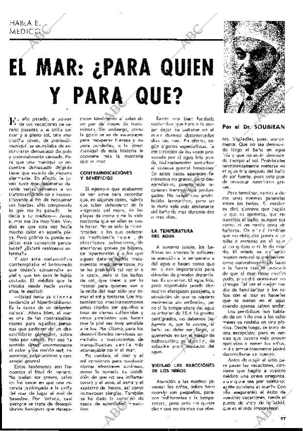 BLANCO Y NEGRO MADRID 17-07-1971 página 77