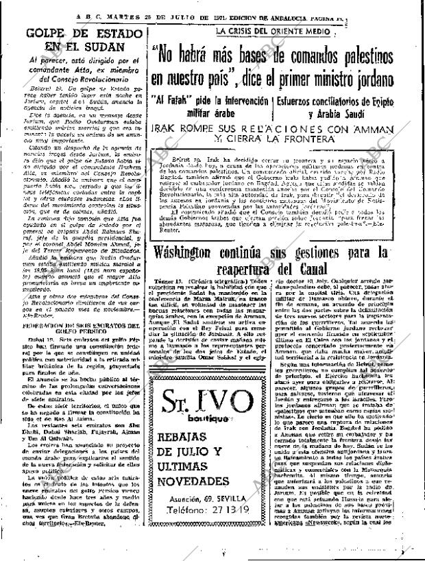 ABC SEVILLA 20-07-1971 página 19