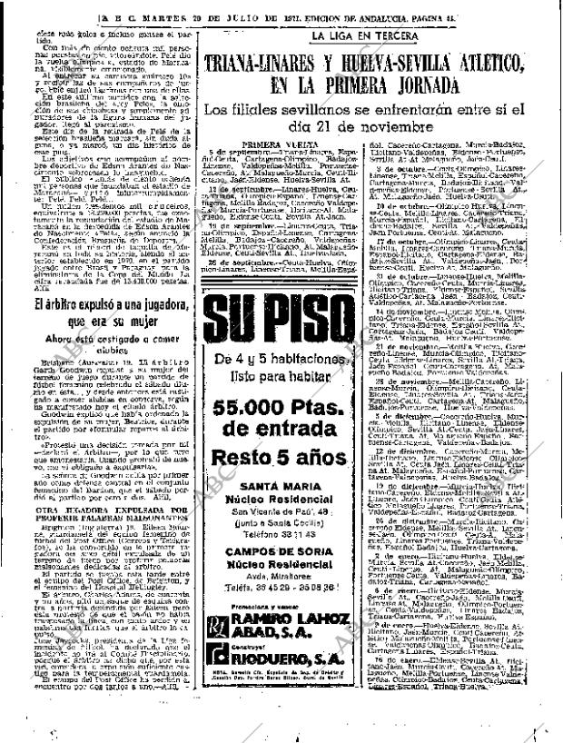 ABC SEVILLA 20-07-1971 página 41