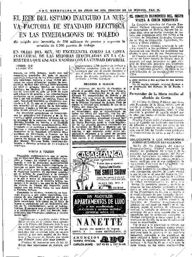 ABC MADRID 21-07-1971 página 33