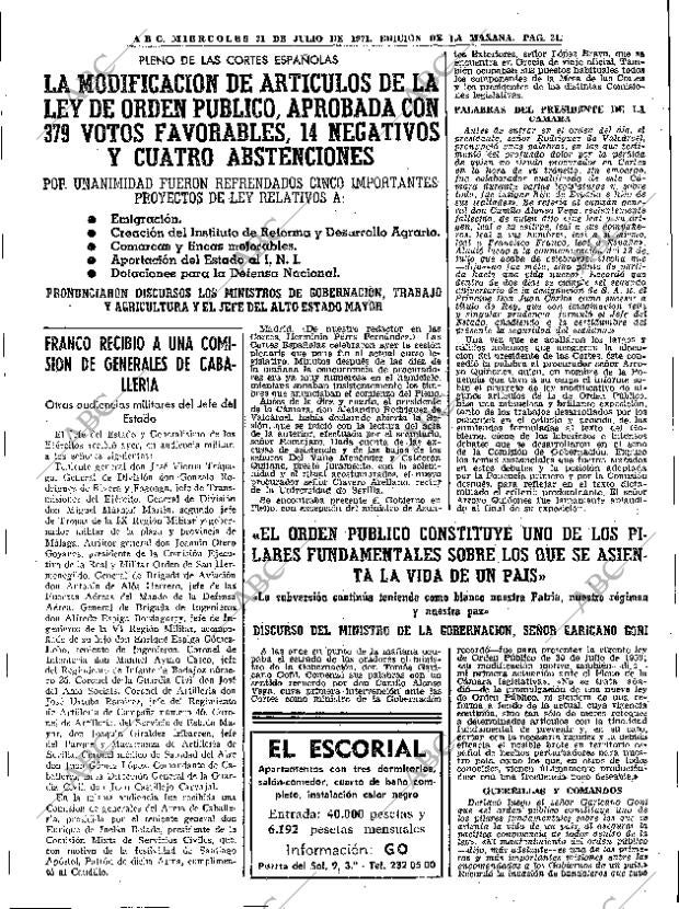 ABC MADRID 21-07-1971 página 35