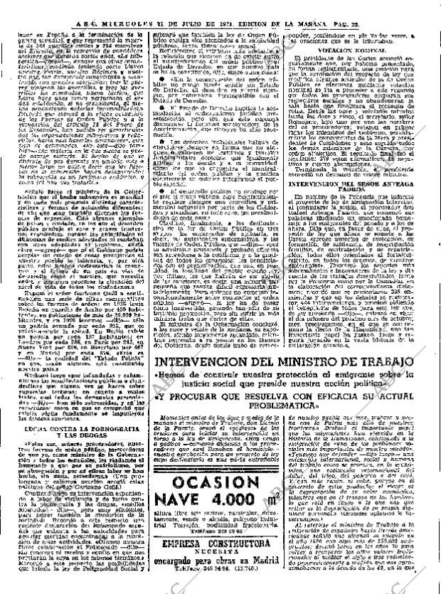 ABC MADRID 21-07-1971 página 36