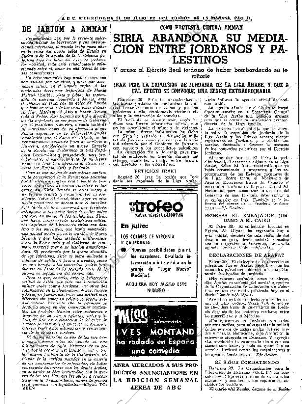 ABC MADRID 21-07-1971 página 45