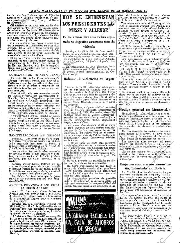 ABC MADRID 21-07-1971 página 46