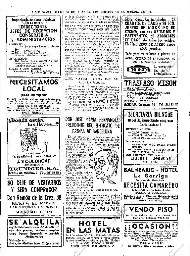 ABC MADRID 21-07-1971 página 60