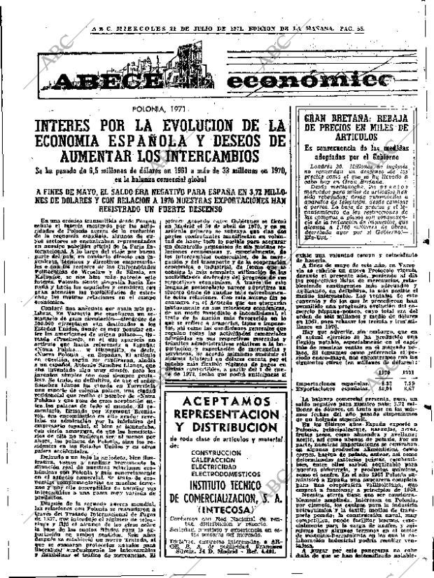 ABC MADRID 21-07-1971 página 69