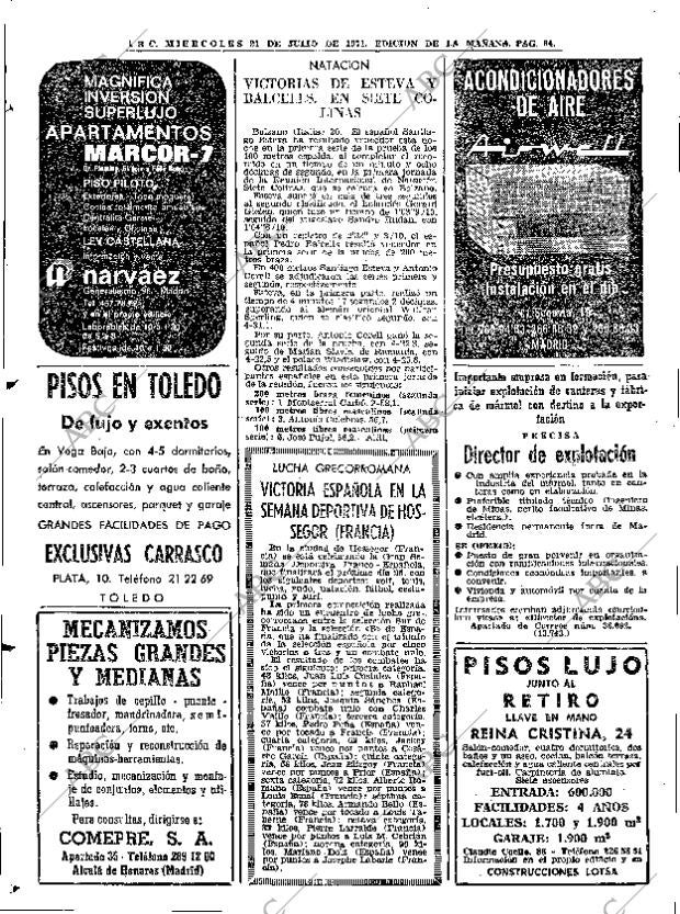 ABC MADRID 21-07-1971 página 78