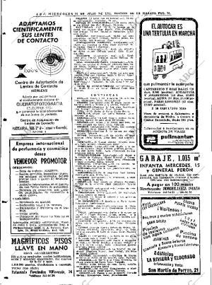 ABC MADRID 21-07-1971 página 84