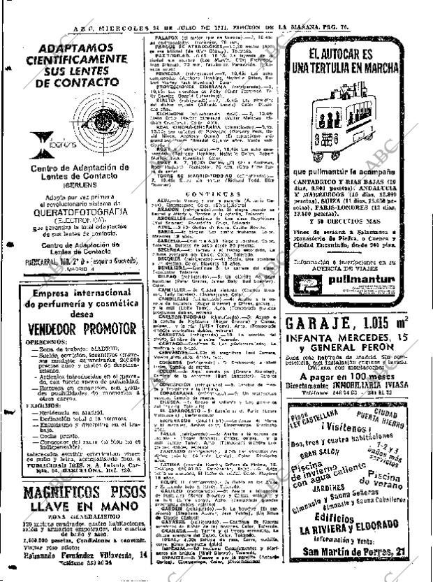 ABC MADRID 21-07-1971 página 84