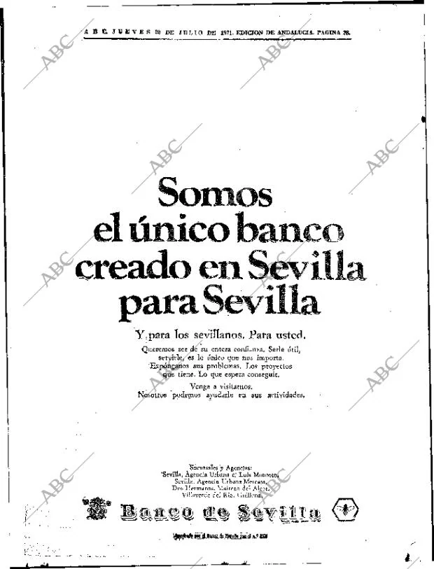 ABC SEVILLA 22-07-1971 página 28